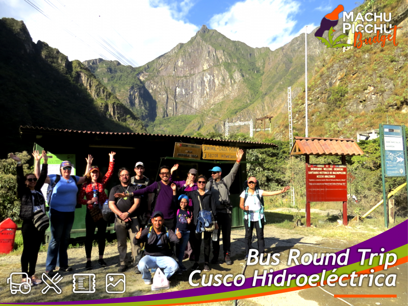 Bus Turístico Cusco a Hidroeléctrica Round Trip / Ida y Retorno